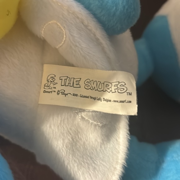 The Smurfs|3pc. Bundle-Papa Smurf, Smurfette & Happy Smurf - 2010 Nanco Plush - Picture 6 of 7